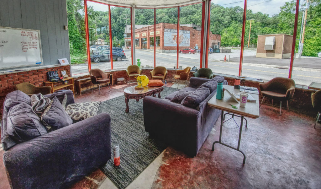 collaborative space for artists at the Appalachian Media Institute in whitesburg kentucky