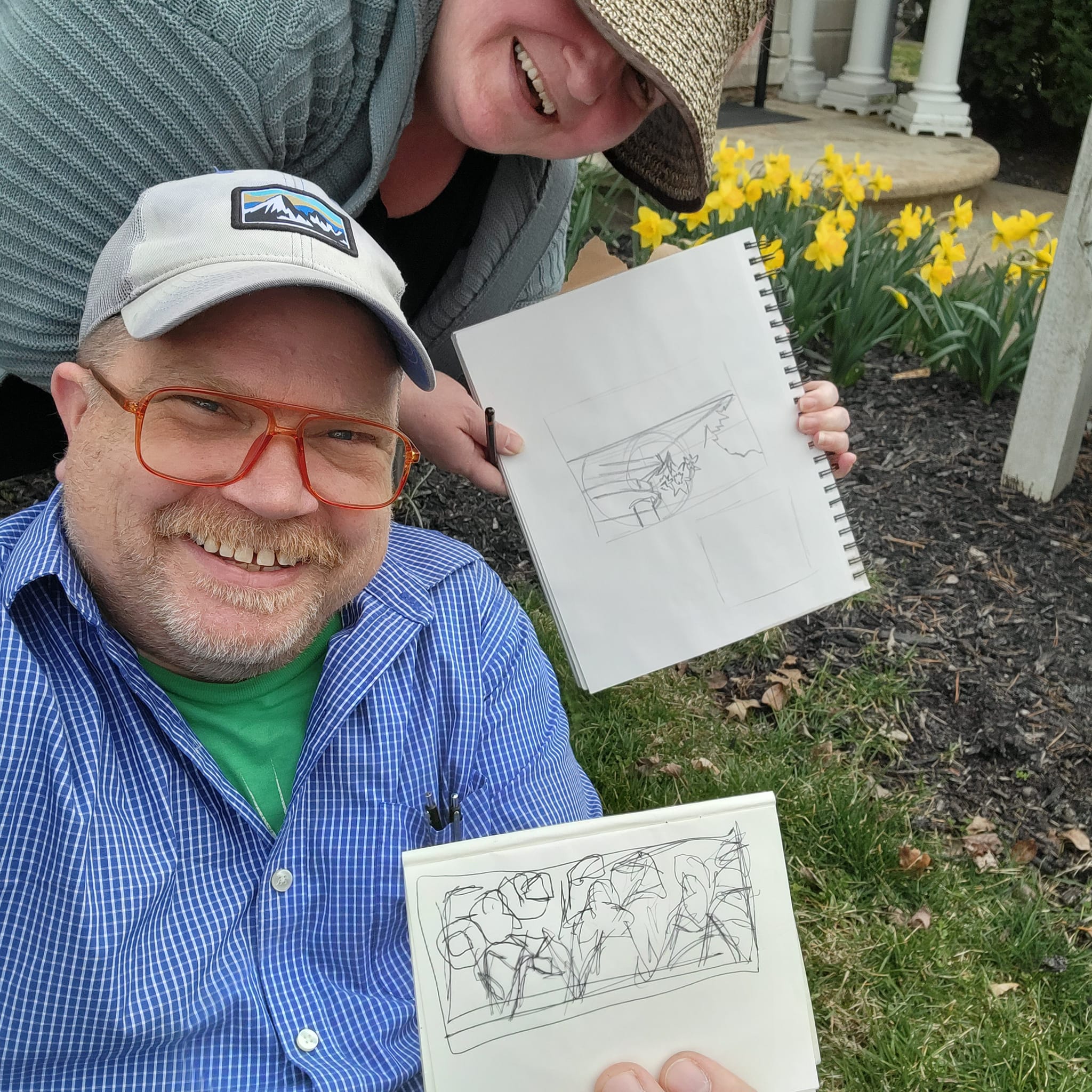 Daffodils in Augusta with friends