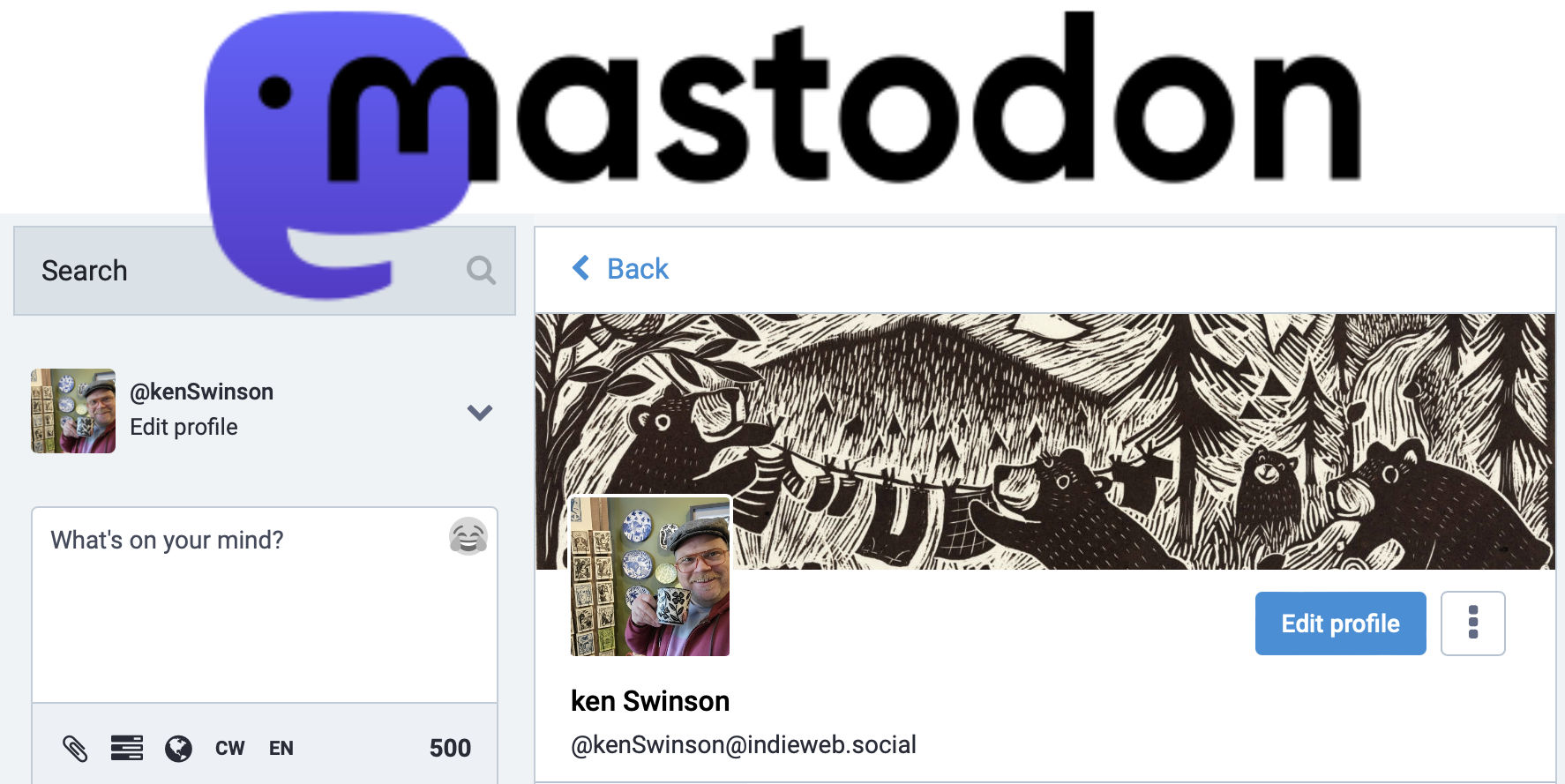 Follow me on Mastodon