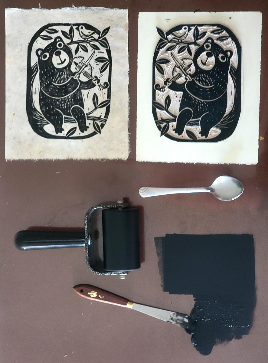 Music Will Take You Away – Blockprint