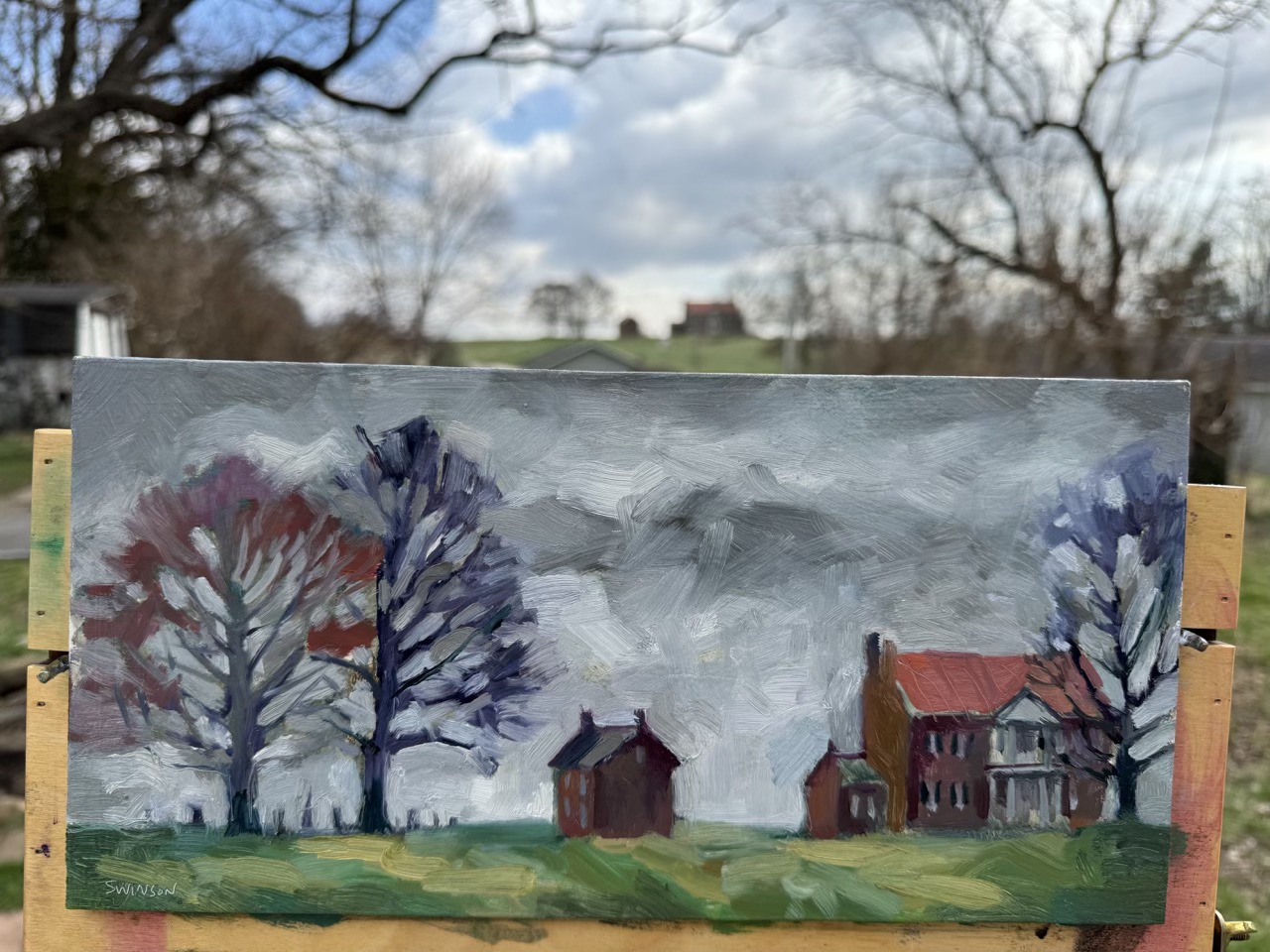 Federal Hill Plein Air Painting