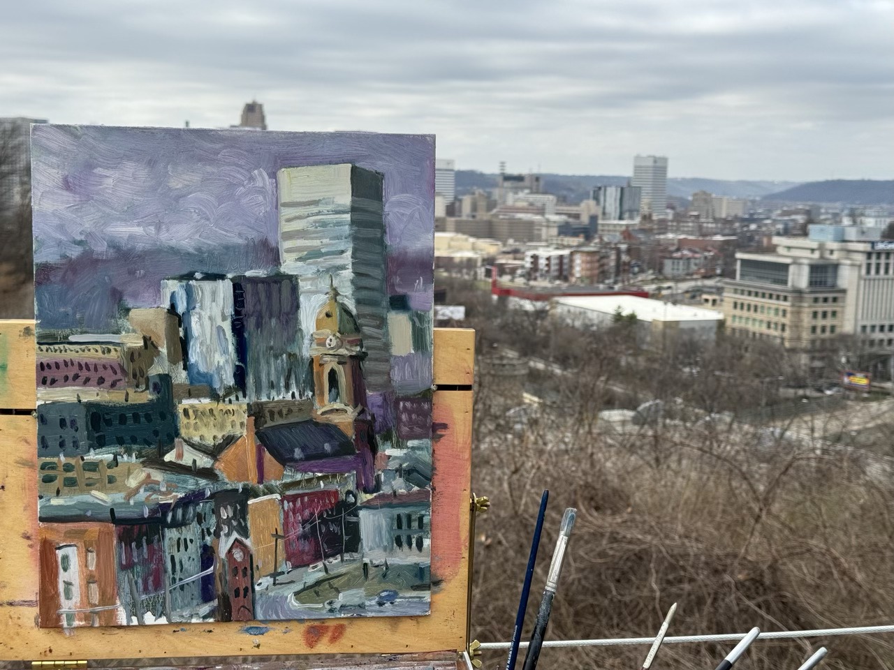 Pendleton Neighborhood Plein Air Painting
