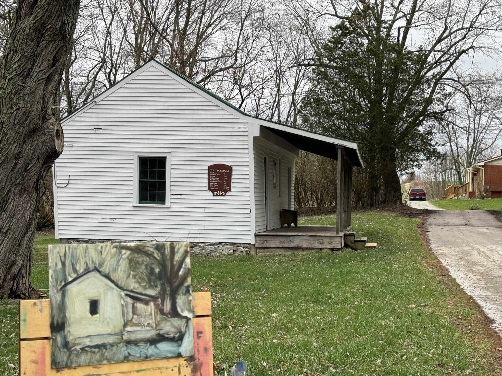 Old Washington Tollhouse – plein air 9 March 2024
