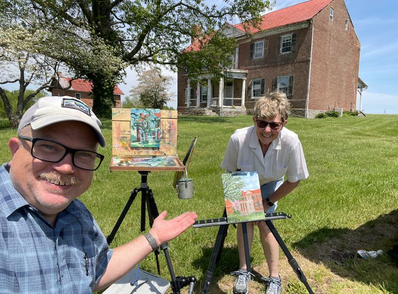 Painting With Friends – Federal Hill – 1 May 2024
