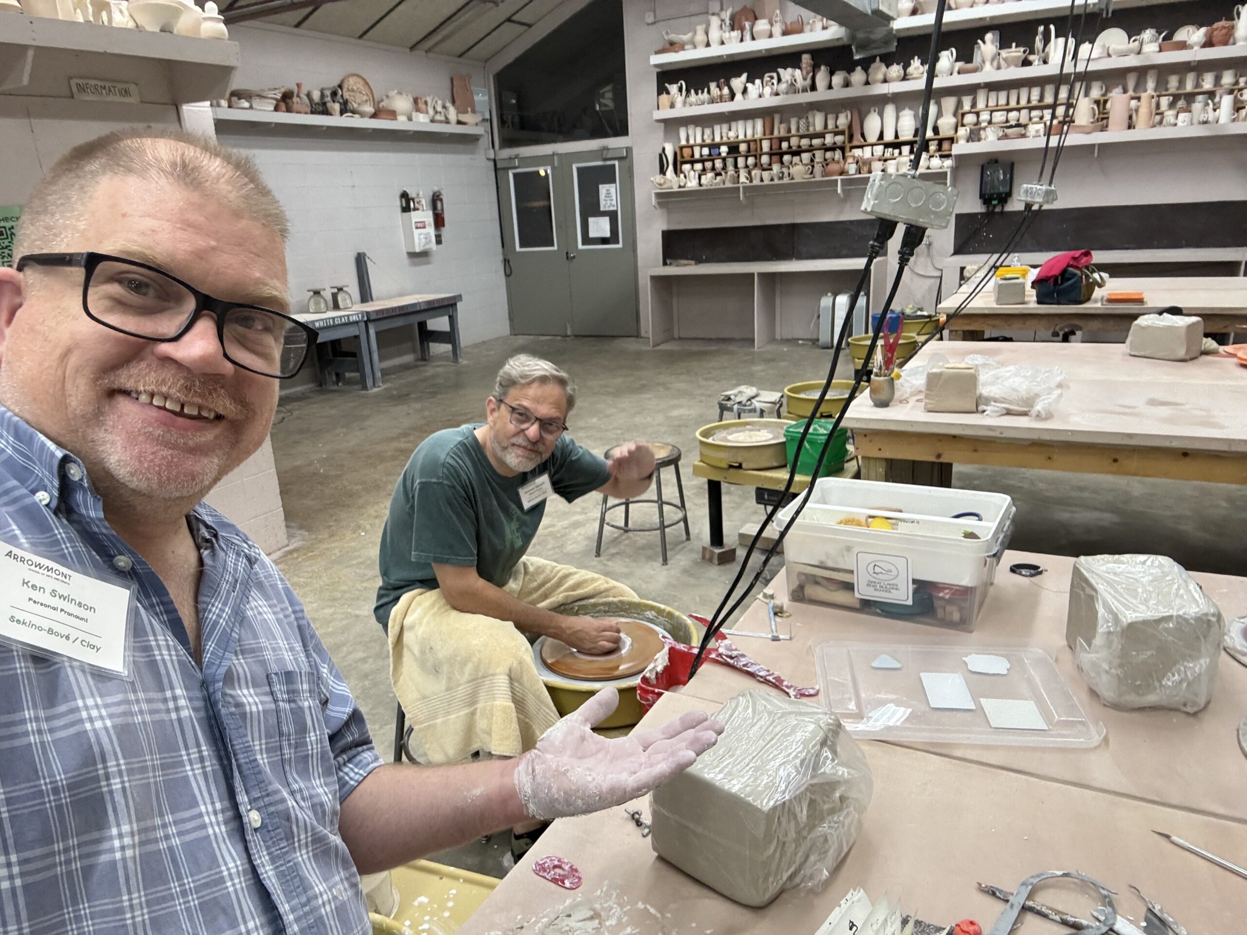 Teapot workshop at Arrowmont with Yoko Sekino-Bové – Day 1