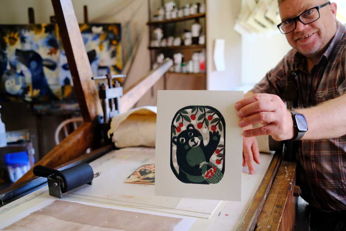 Bearing Fruit – New Woodcut