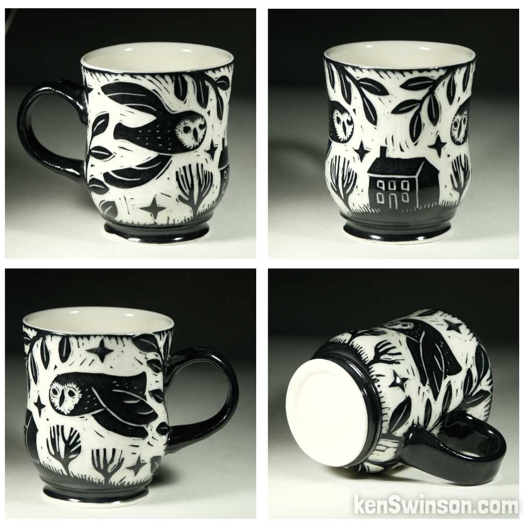 Kiln Opening – Owl Cups