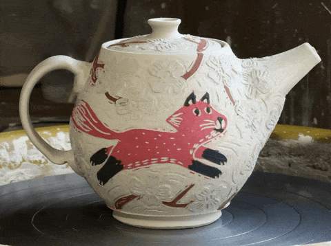 Fox Teapot – Work In Progress