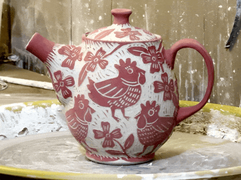 Chicken teapot – Work in progress