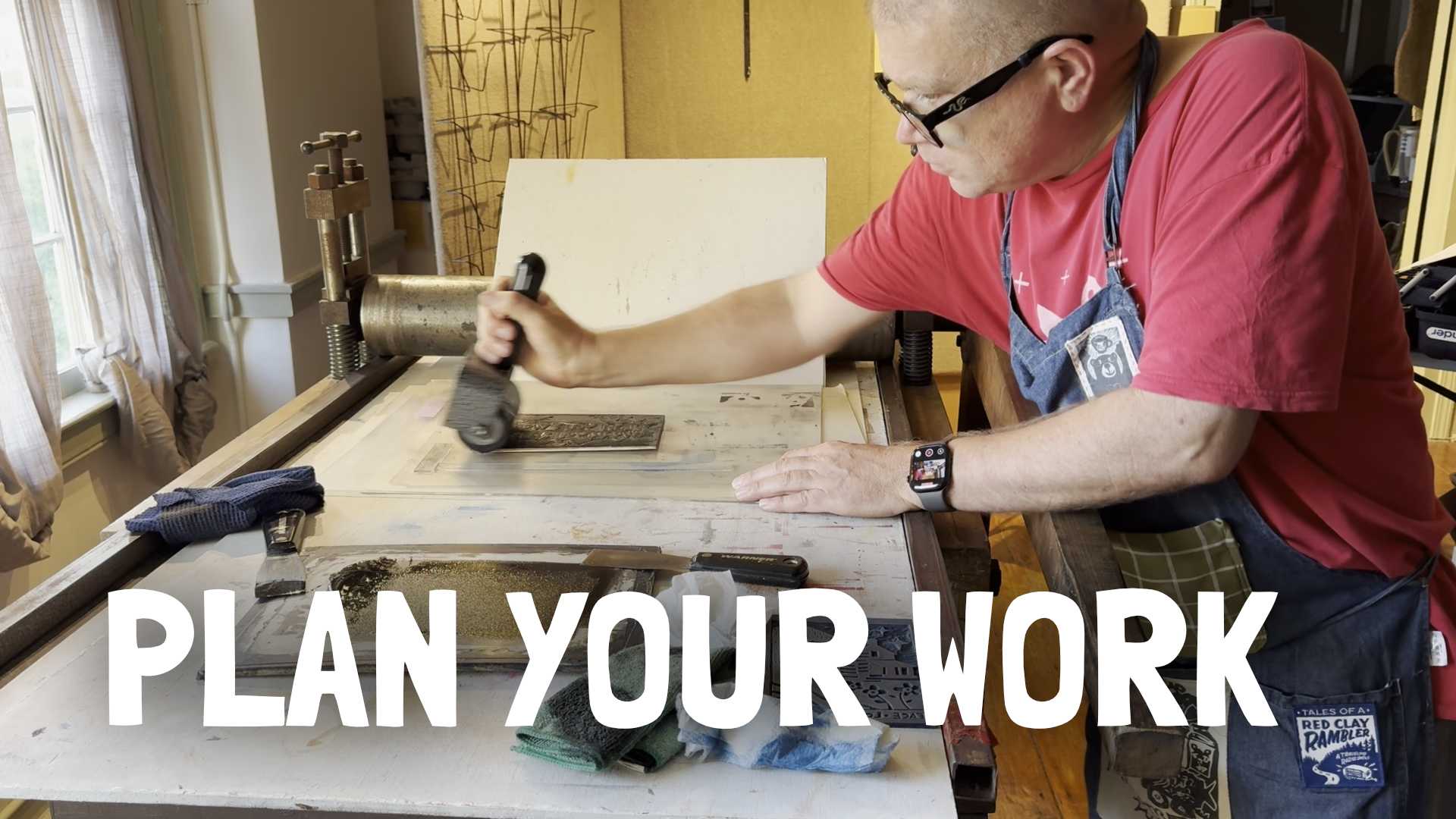 Plan Your Work-new Woodcut