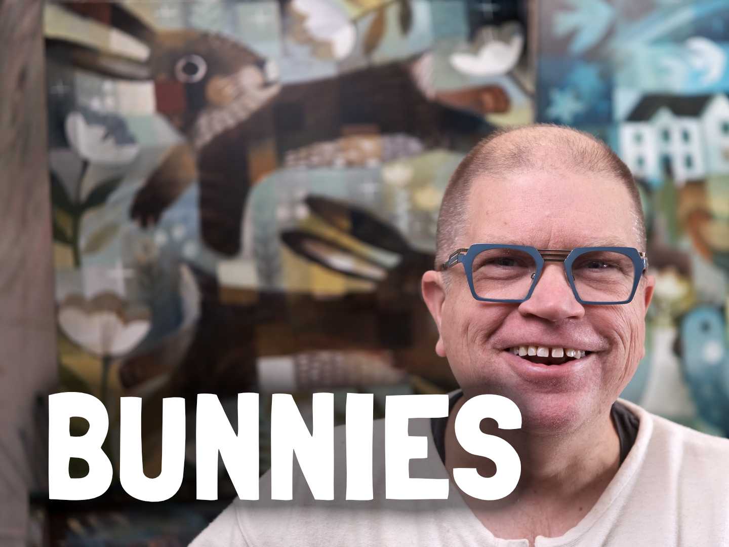 Bunnies – painting sneak peek