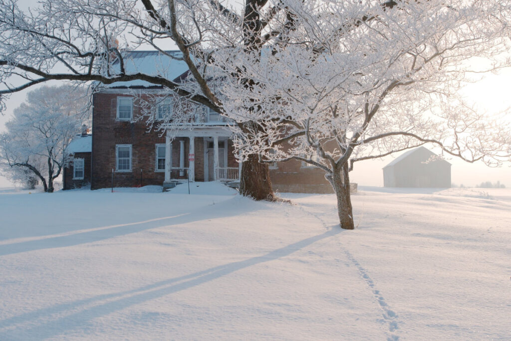 MarshallHouseInSnow